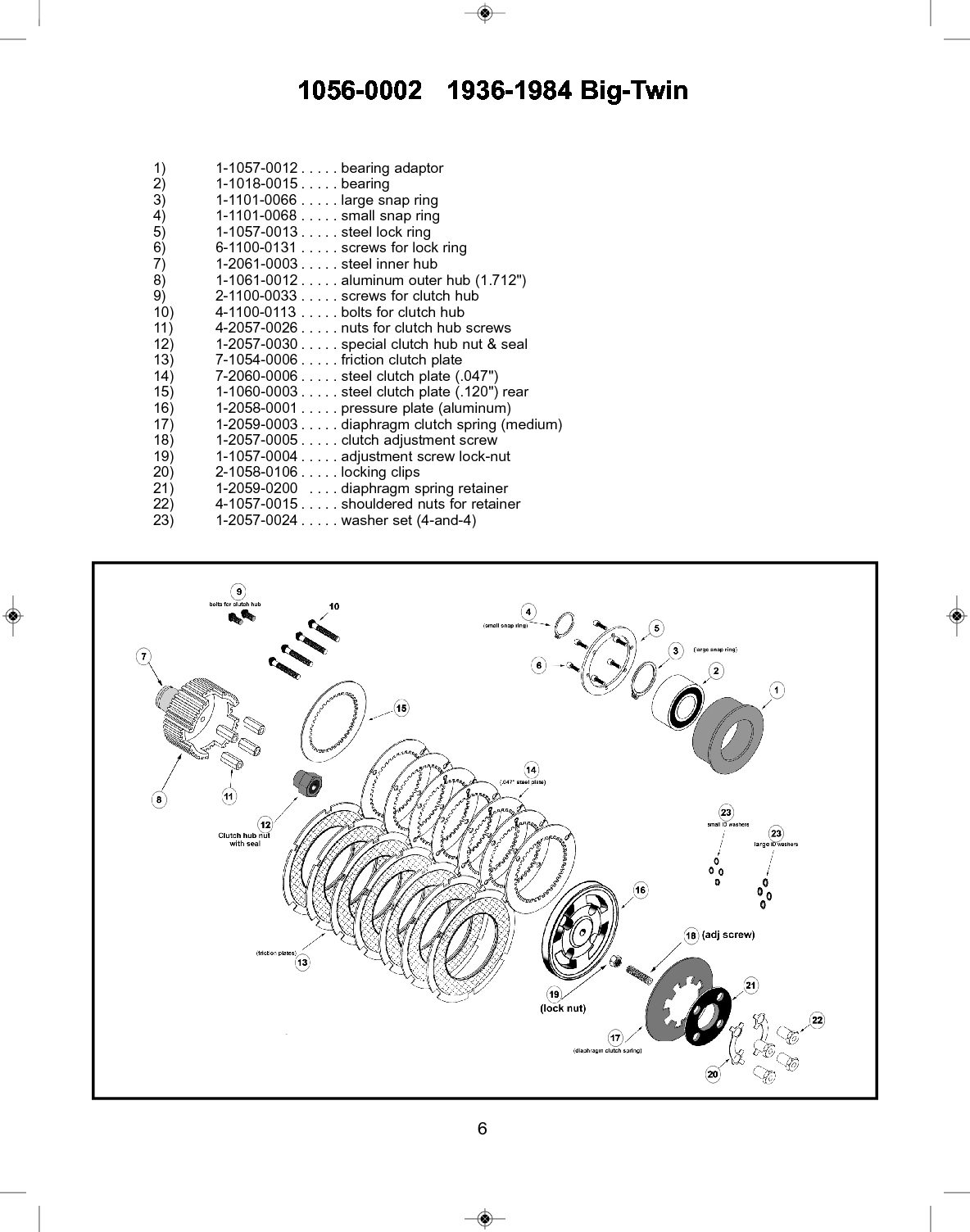 COMP MASTER™ Clutch Kit (FITS 37-84 BT) (1056-0002) - Image 2